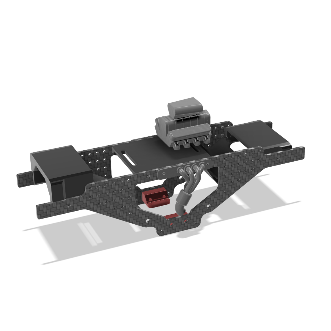 PTW Carbon Racing Chassis for the FMS FCX24 Smasher