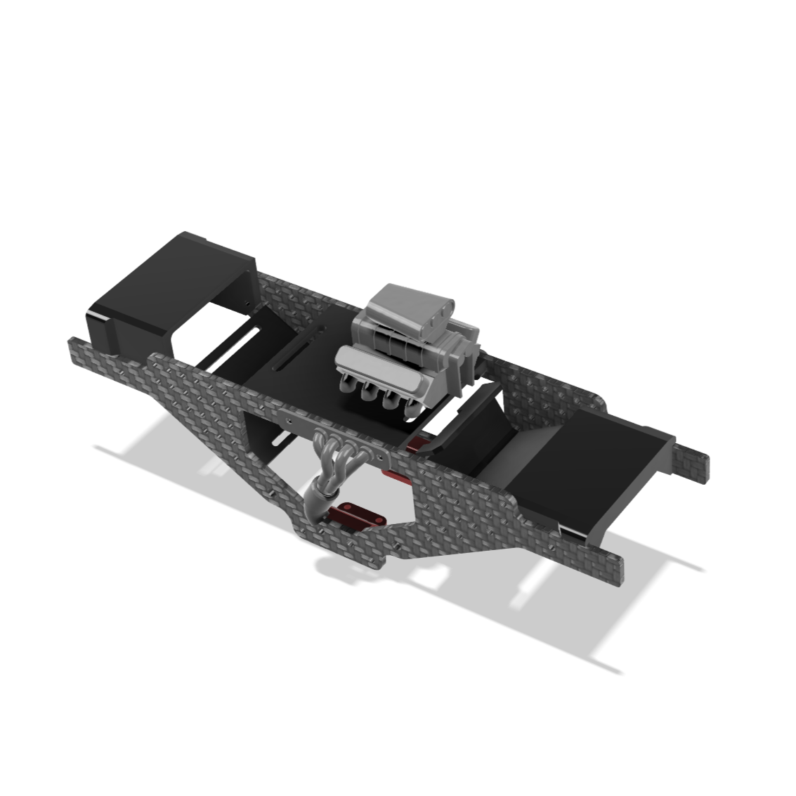PTW Carbon Racing Chassis for the FMS FCX24 Smasher