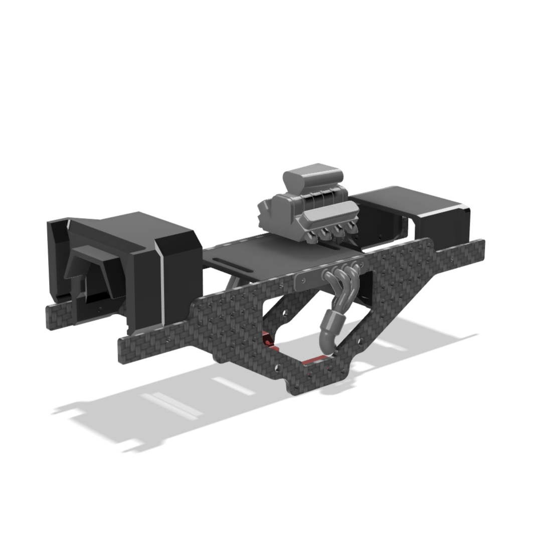 PTW Carbon Racing Chassis for the FMS FCX24 Smasher