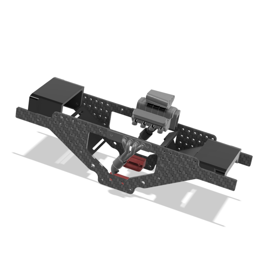 PTW Carbon Racing Chassis for the FMS FCX24 Smasher