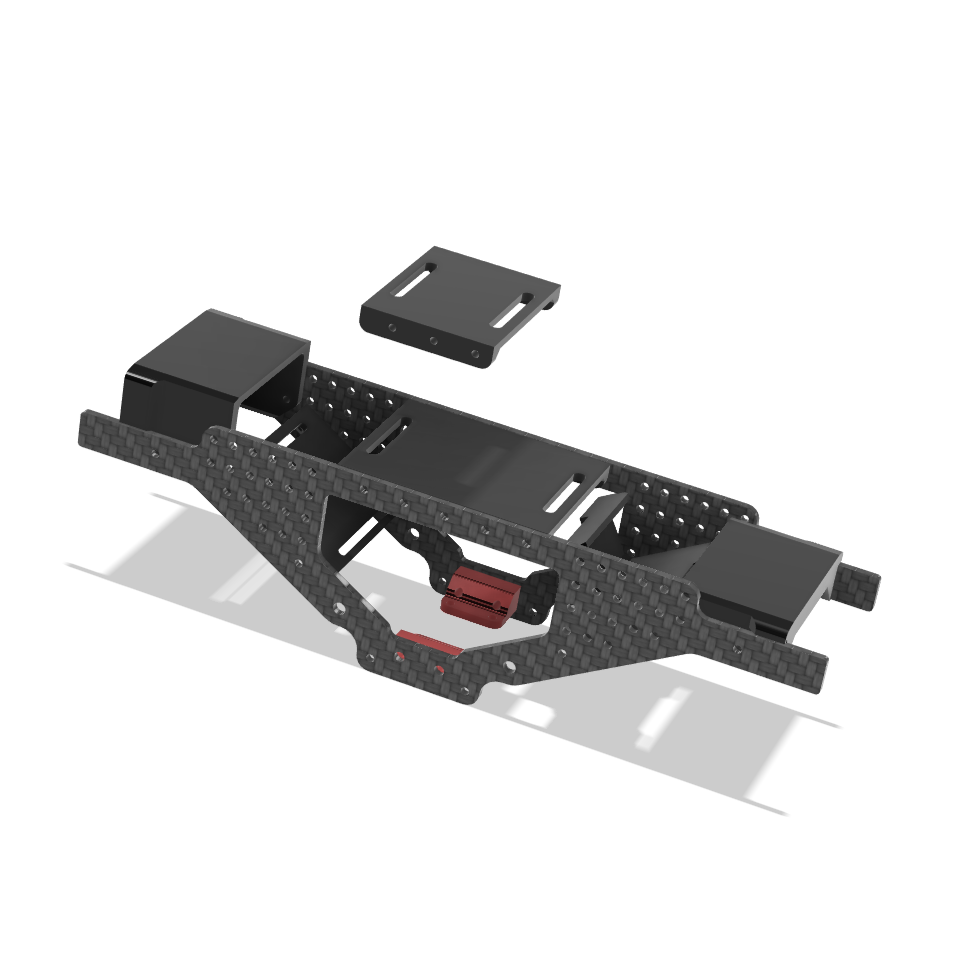 PTW Carbon Racing Chassis for the FMS FCX24 Smasher