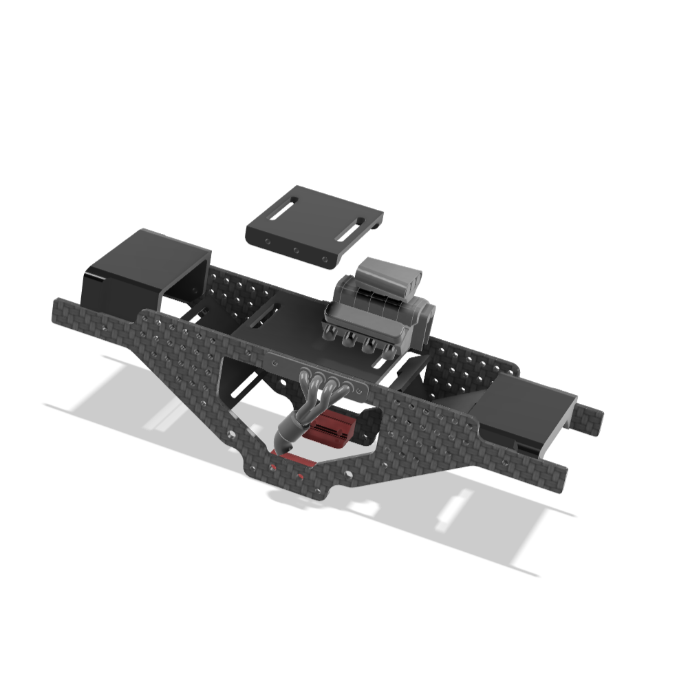 PTW Carbon Racing Chassis for the FMS FCX24 Smasher