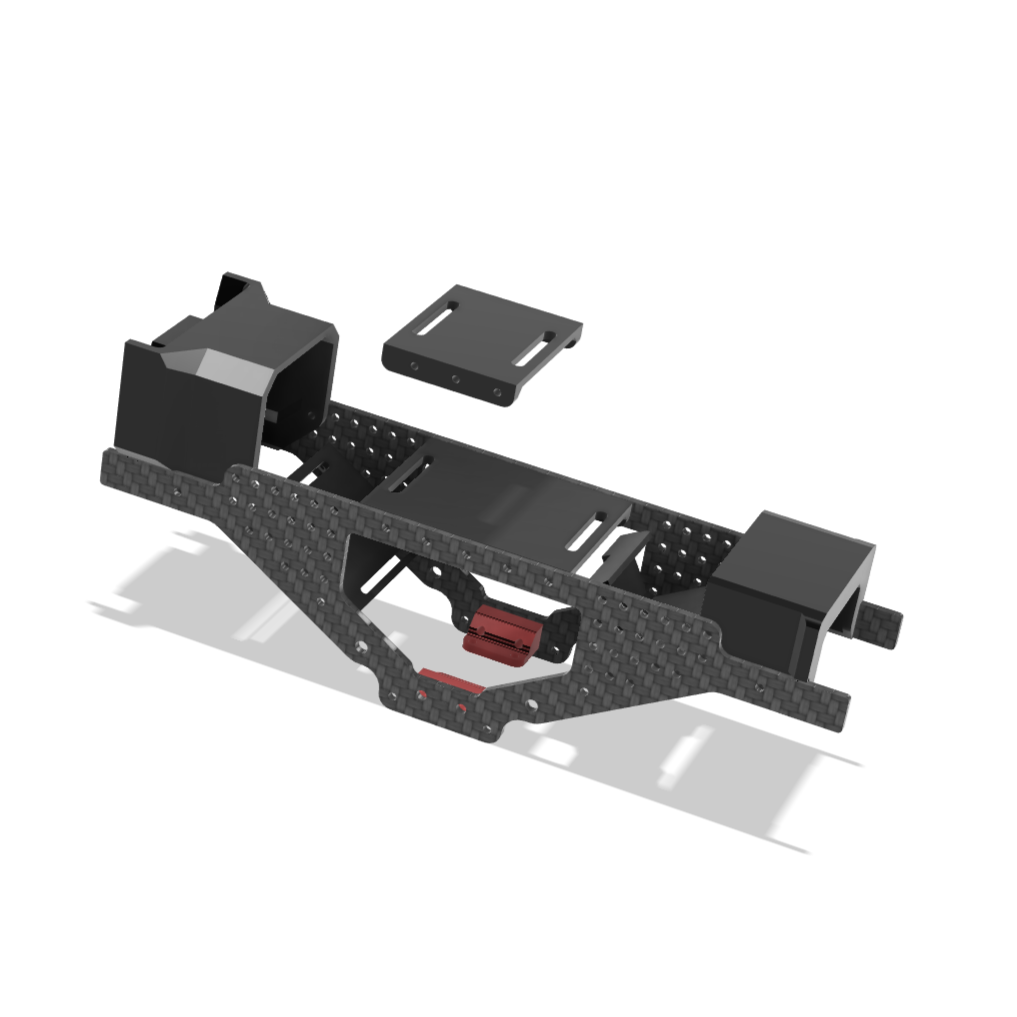 PTW Carbon Racing Chassis for the FMS FCX24 Smasher