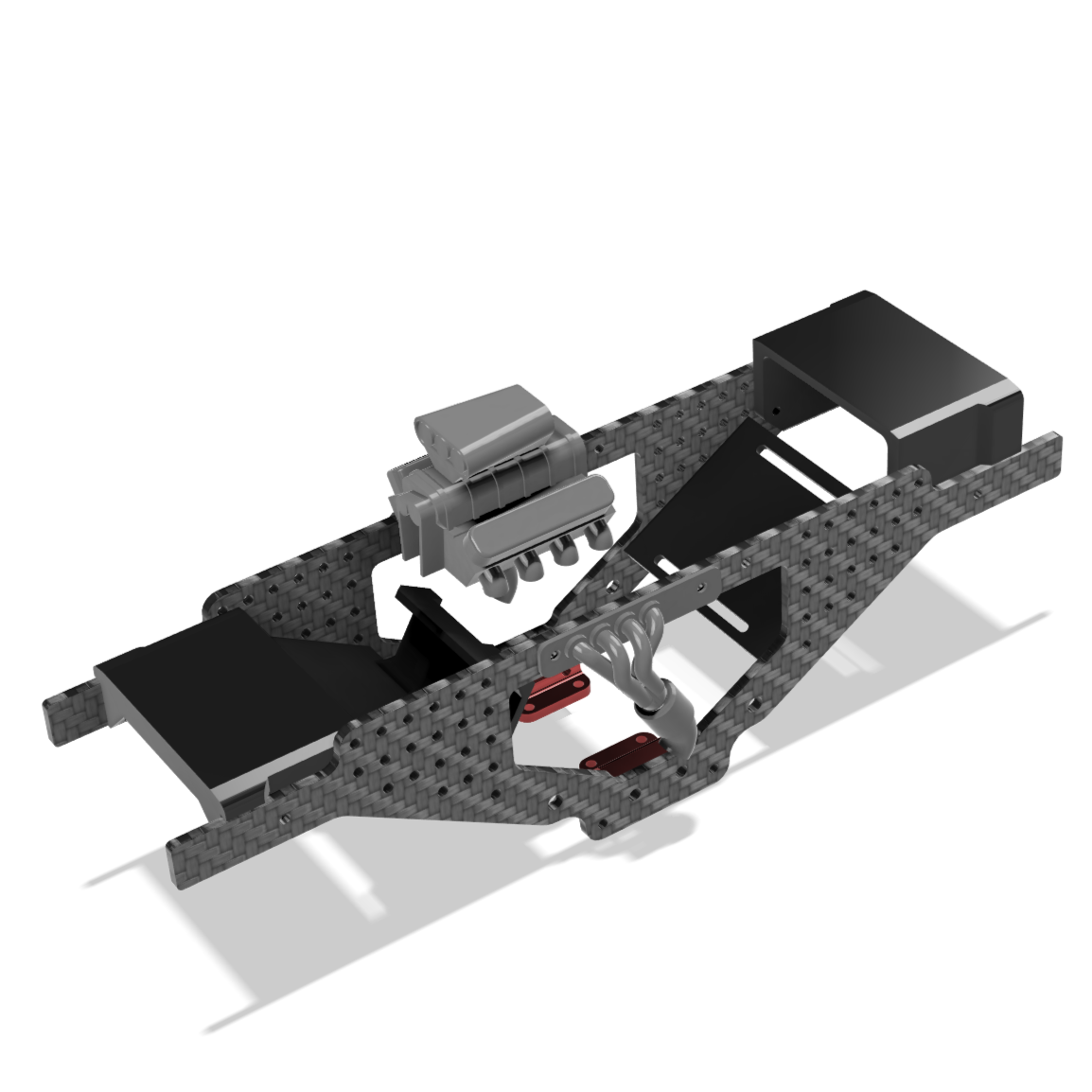 PTW Carbon Racing Chassis for the FMS FCX24 Smasher