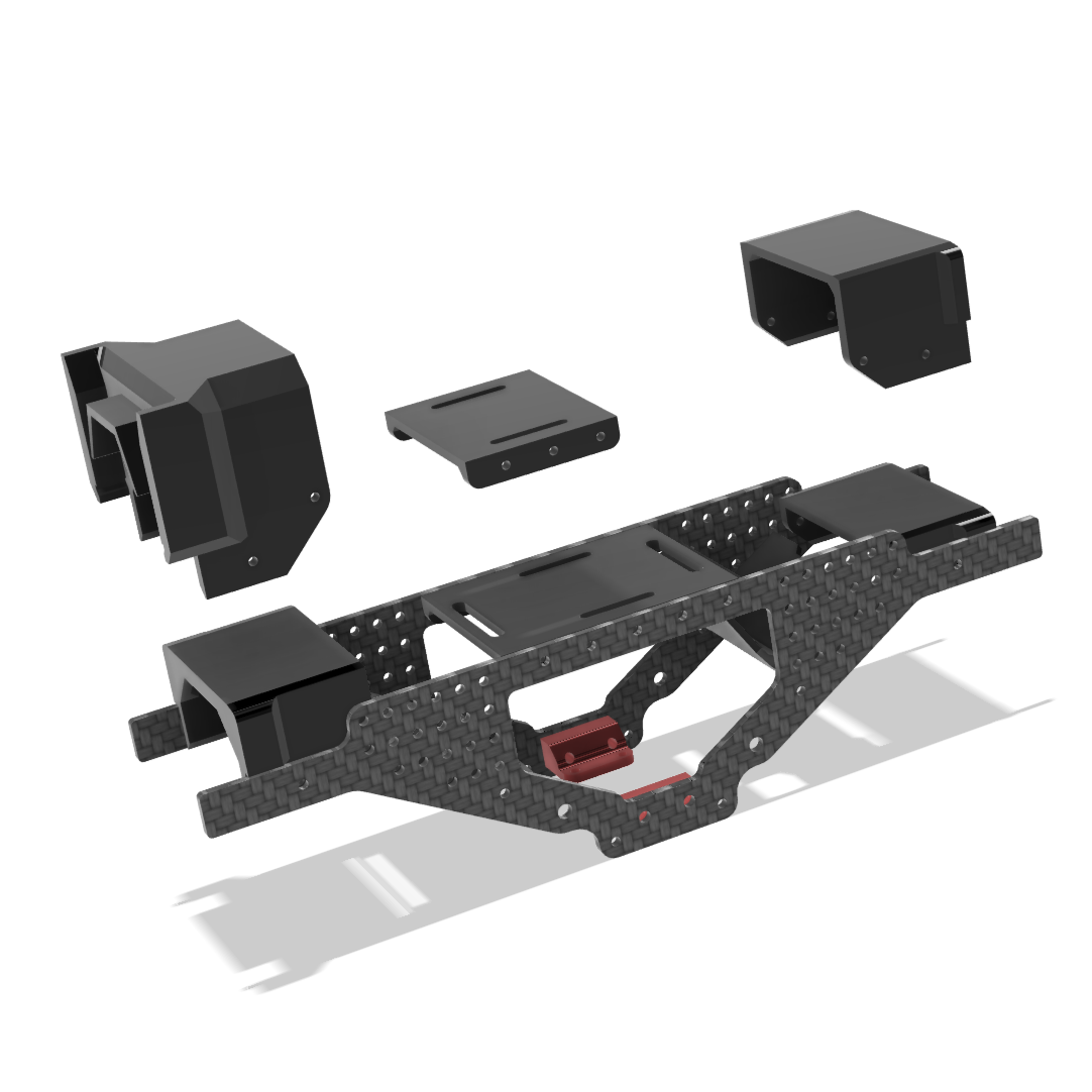 PTW Carbon Racing Chassis for the FMS FCX24 Smasher