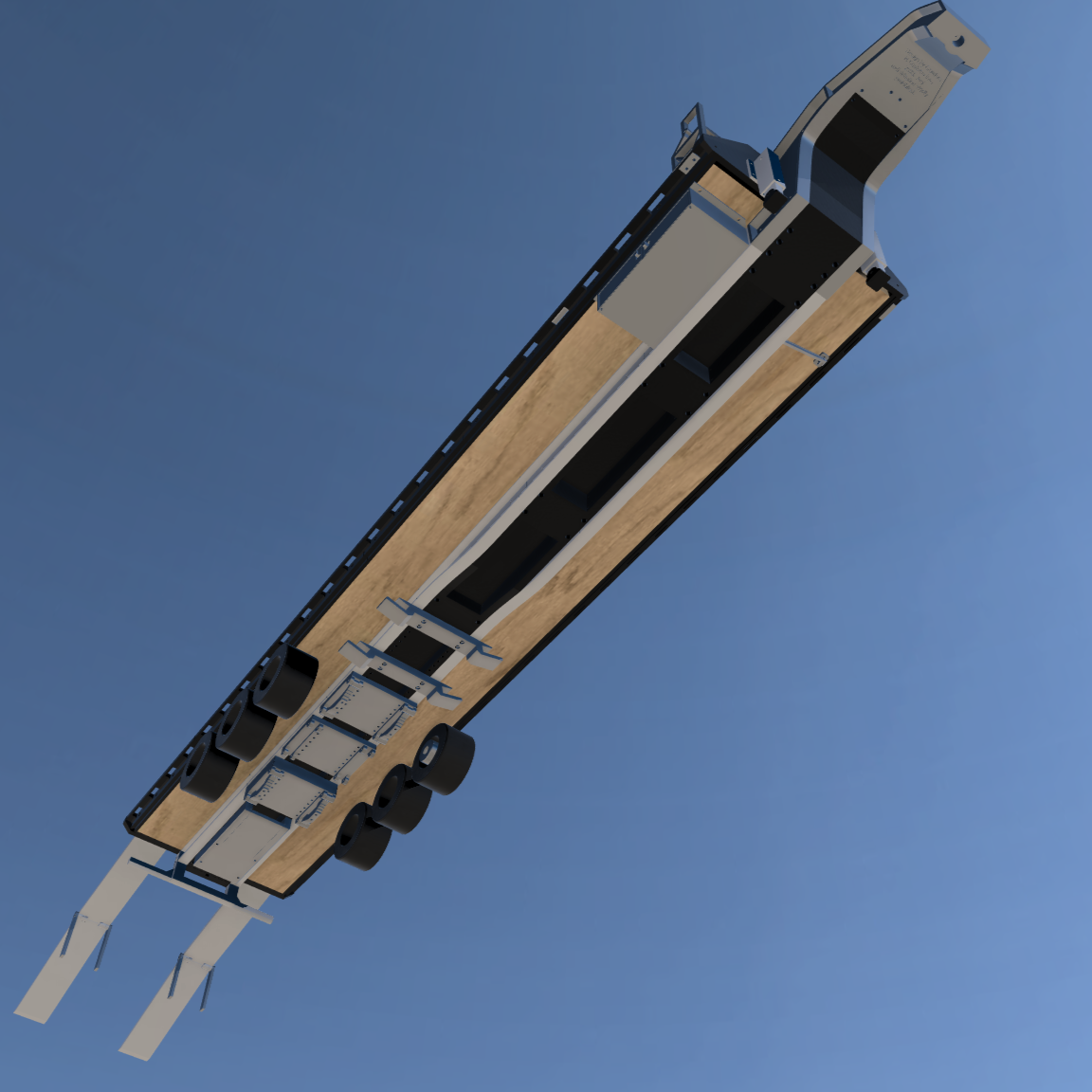 DIGITAL FILES ONLY: Print and Build at Home Modular 1/10 Scale Gooseneck Trailer