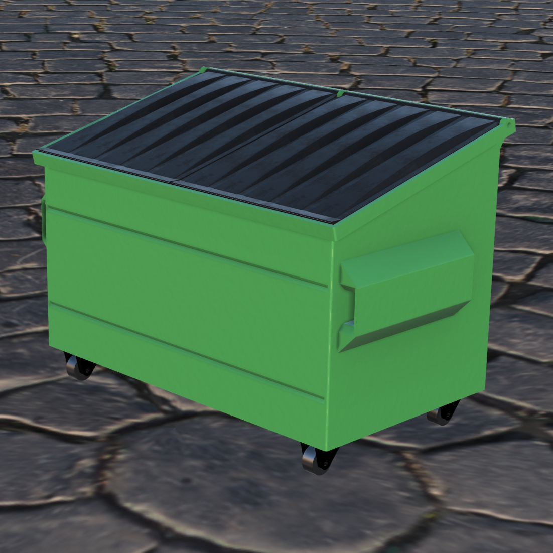 DIGITAL FILES ONLY: Print at Home 1/10 Scale "Mini Mega Dump6000" Dumpster