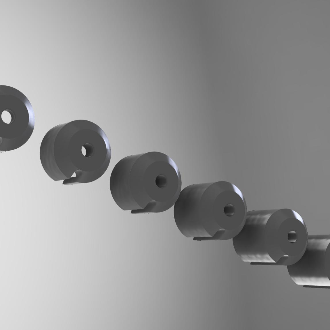 1/10 Scale Body Mount Spacer Set for Scale Reflex Gorilla Magnetic (or similar) RC Drift Body Mounts