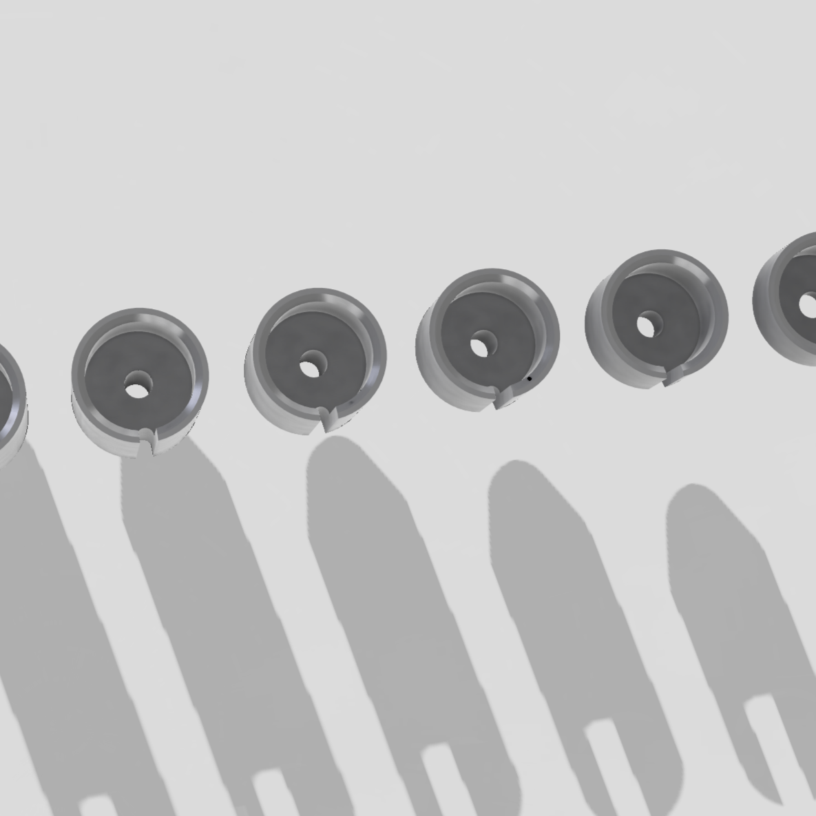 1/10 Scale Body Mount Spacer Set for Scale Reflex Gorilla Magnetic (or similar) RC Drift Body Mounts