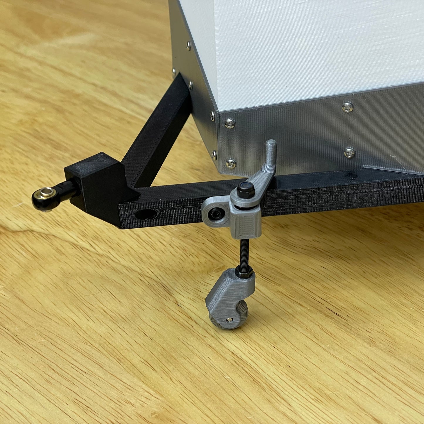 1/10 Scale Enclosed Utility Trailer Standard, Slammed or Lifted and Custom Options (NO WHEELS OR TIRES INCLUDED)