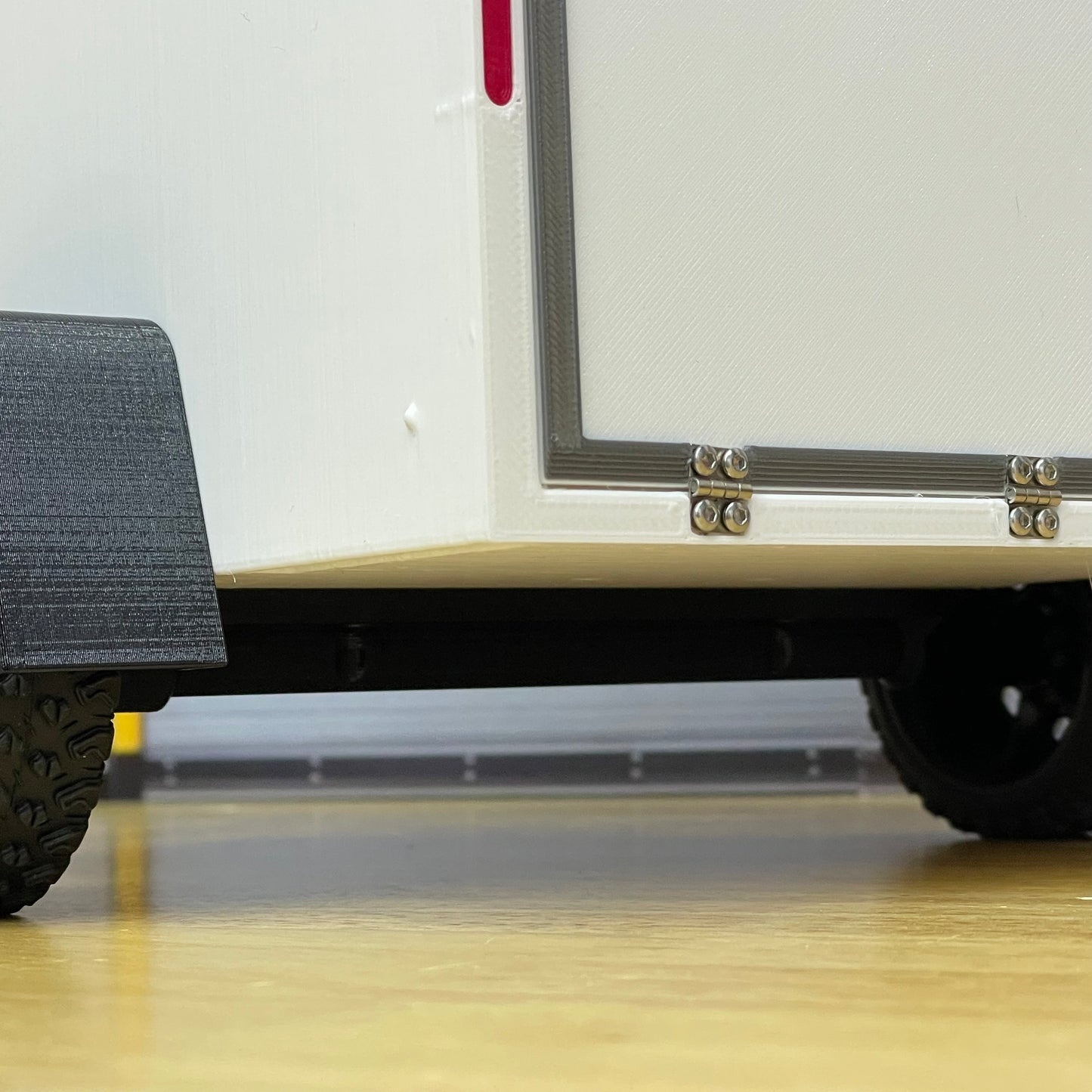 1/10 Scale Enclosed Utility Trailer Standard, Slammed or Lifted and Custom Options (NO WHEELS OR TIRES INCLUDED)