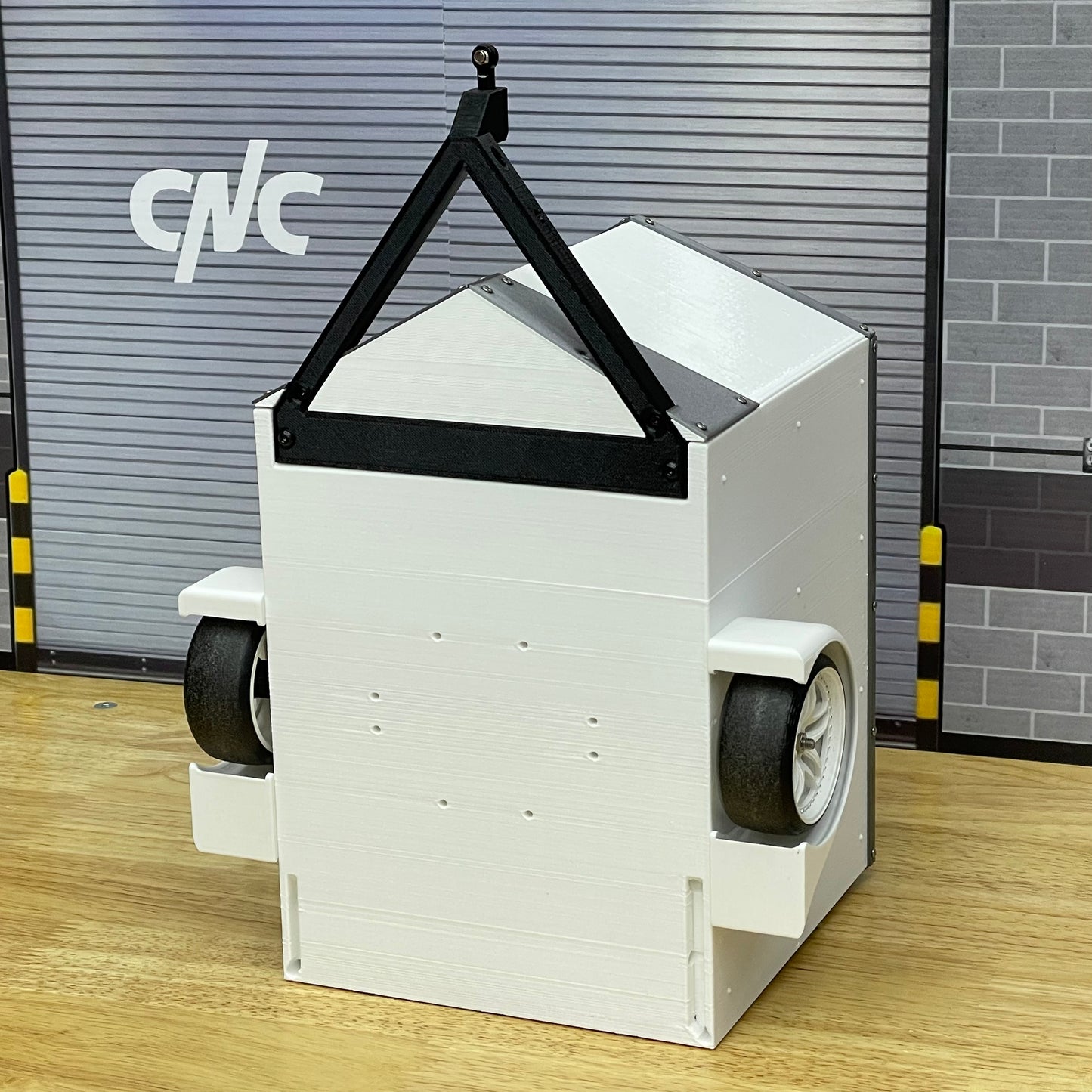 1/10 Scale Enclosed Utility Trailer Standard, Slammed or Lifted and Custom Options (NO WHEELS OR TIRES INCLUDED)