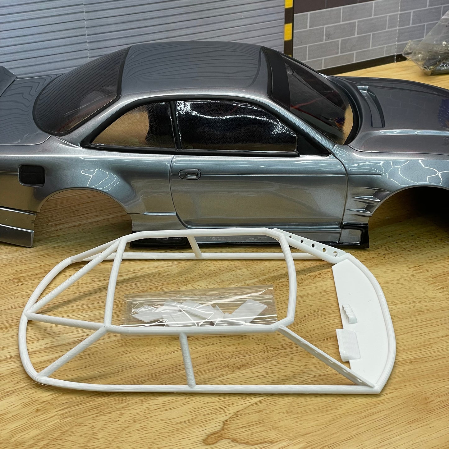 1/10 Scale One Piece Roll Cage for the Pandora S14 Zenki 240 Coupe RC Drift Body