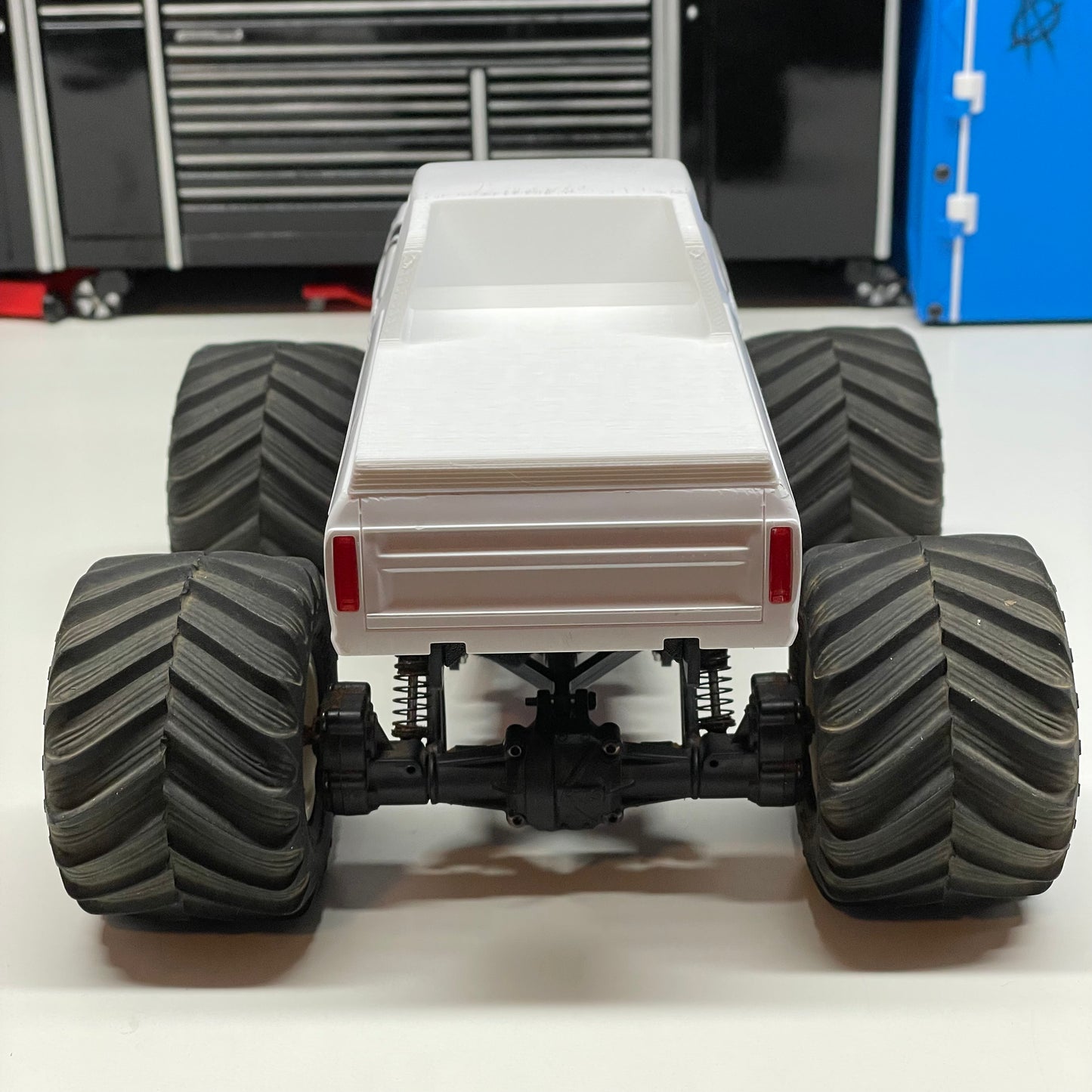 Racing Topper Bed Cover for FMS FCX24 Smasher “Old Ford” Body 1/24 RC Truck