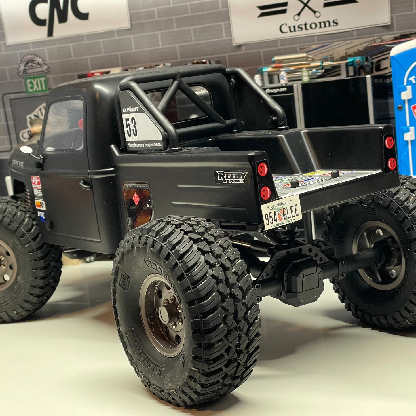 Tow Receiver Hitch for the 1/10th Scale Element Enduro Ecto