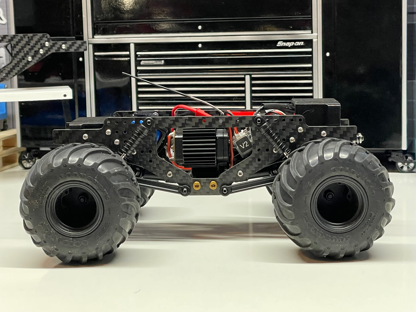 PTW Carbon Racing Chassis for the FMS FCX24 Smasher