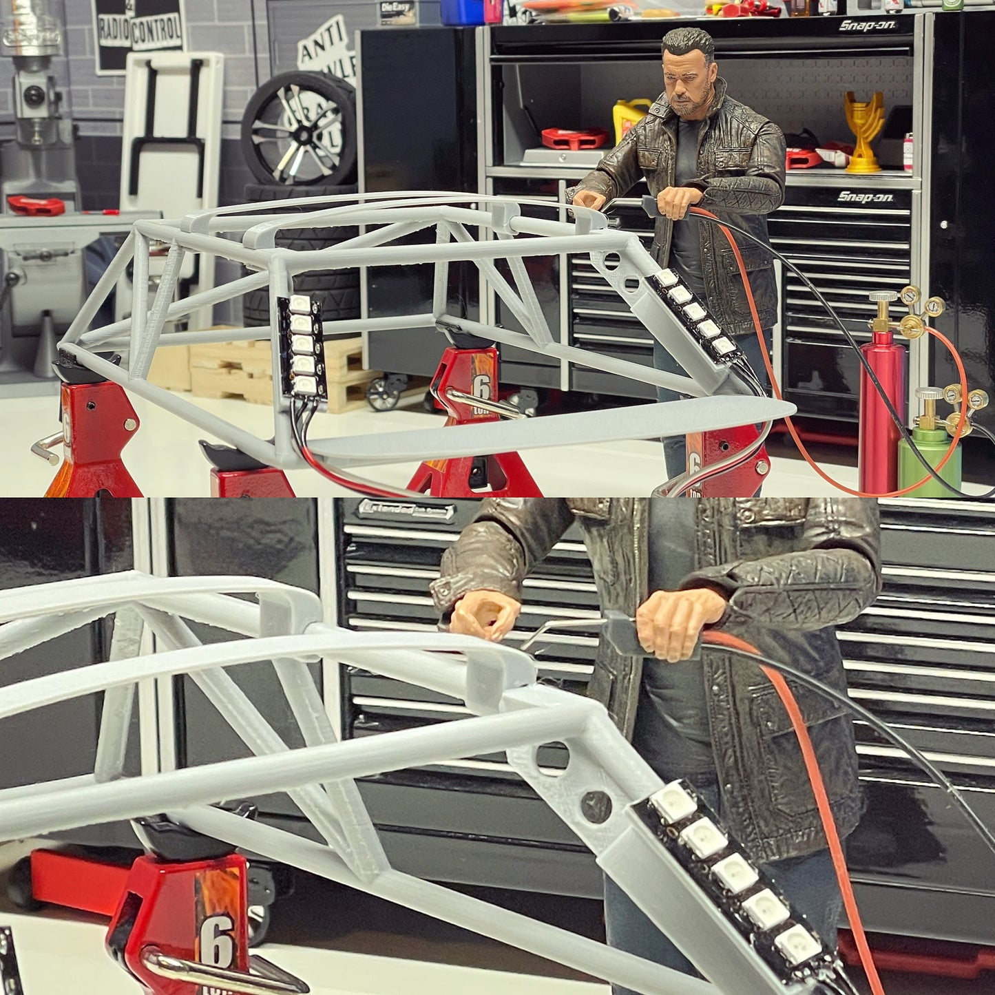 Drift Light System for RC 1/10 Scale Drift Cars Competition "Formula Drift" Style