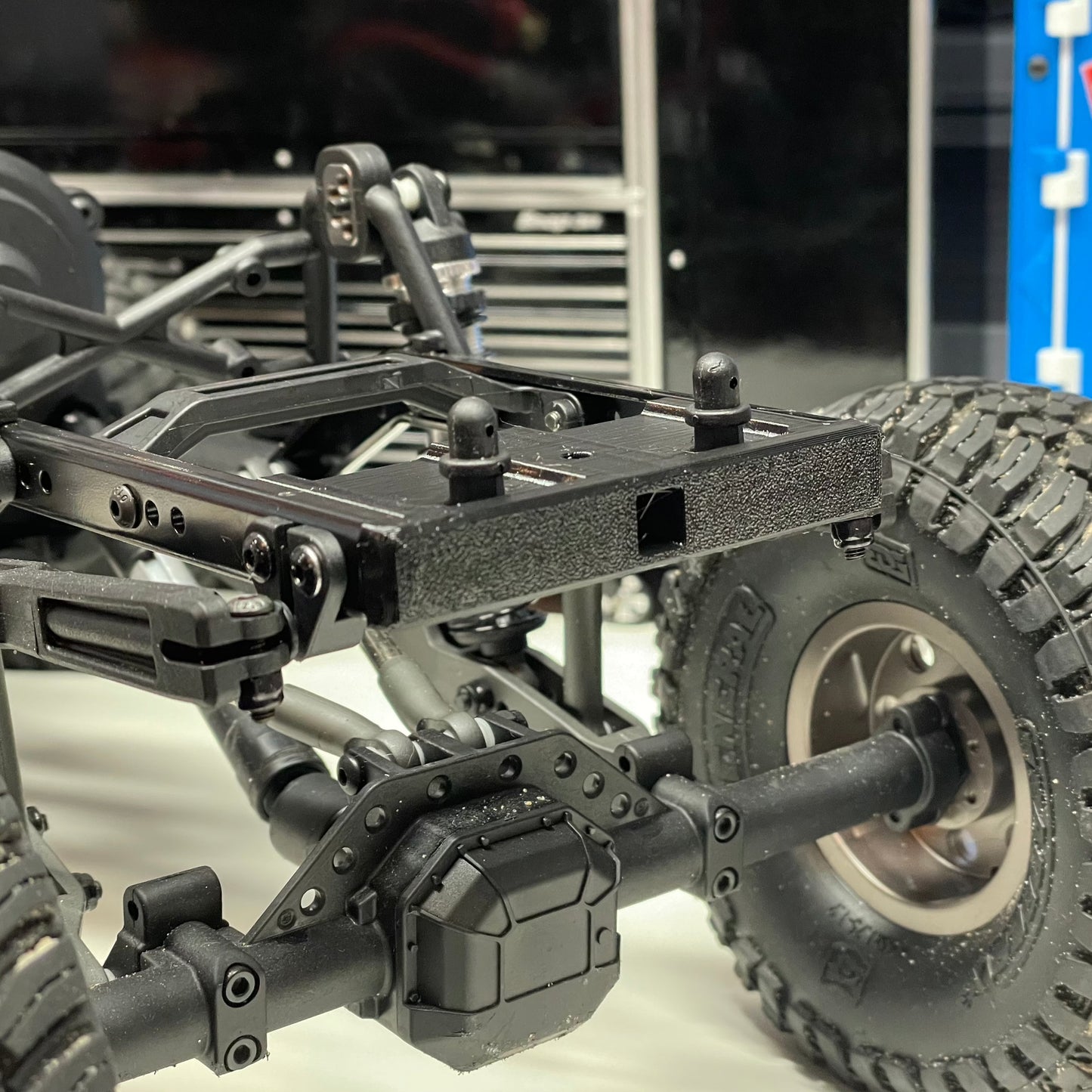 Tow Receiver Hitch for the 1/10th Scale Element Enduro Ecto