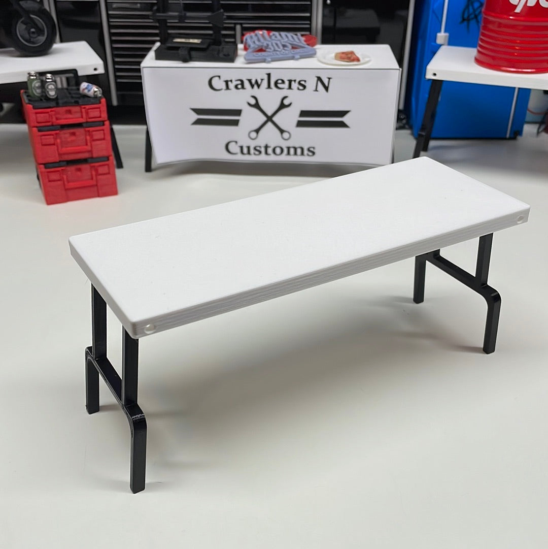 1/10 Scale Folding Pit Table for RC Scale Garage Diorama Crawler Drift