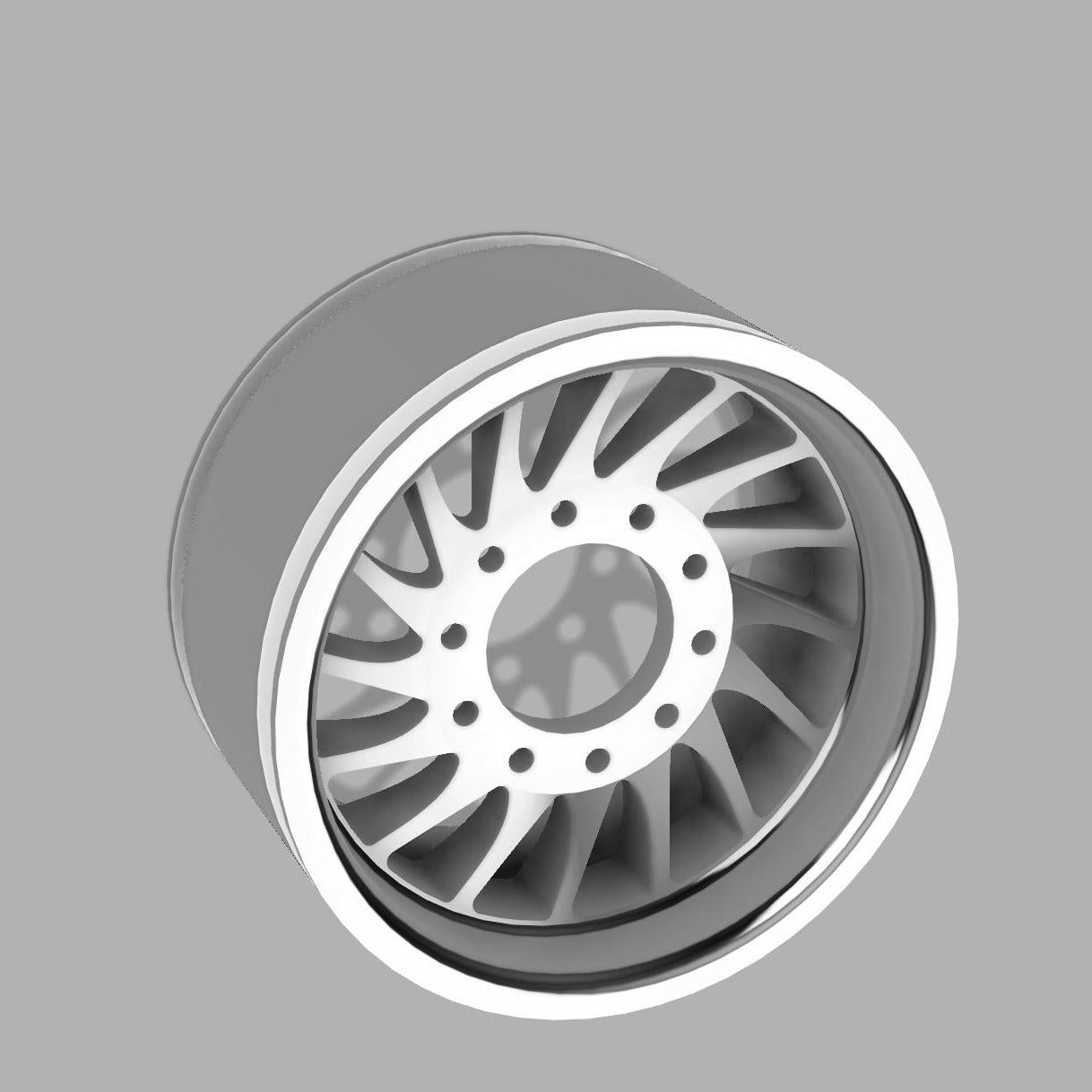 "Brodoz" Super Single Front and Dually Rear Directional Aluminum Billet Wheels: Comes as a Compete Set for the CEN F450
