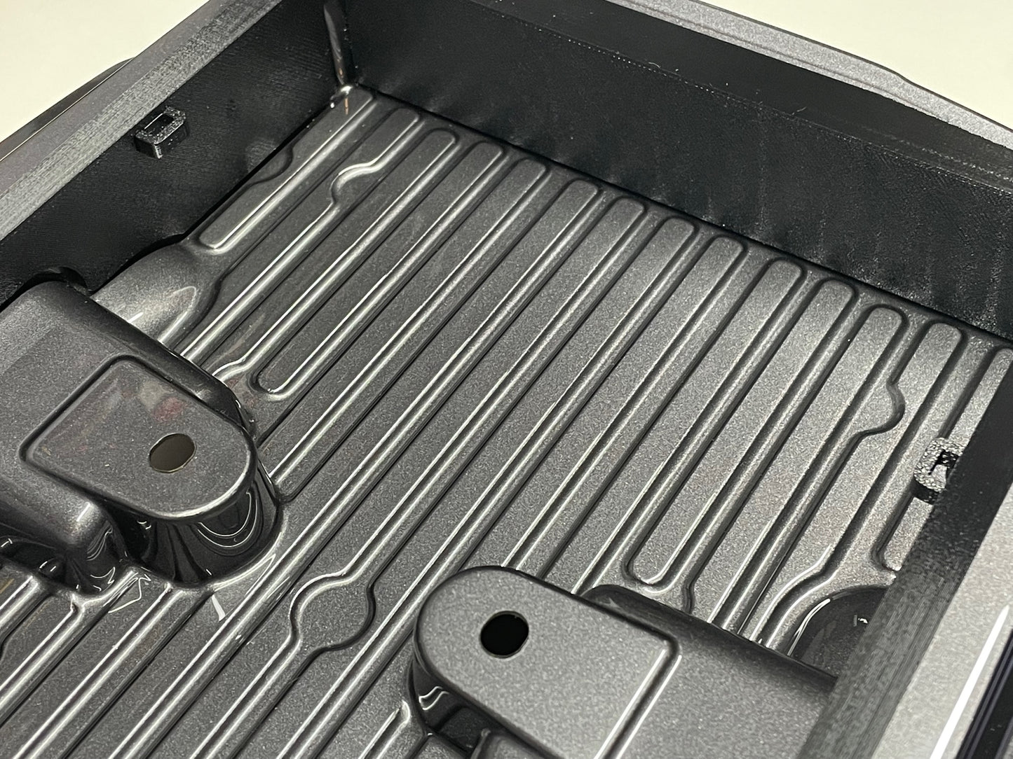 Bed Liner w/Tie Down Brackets for CEN Racing Ford F450 (1/10 Scale-Truck Not Included)