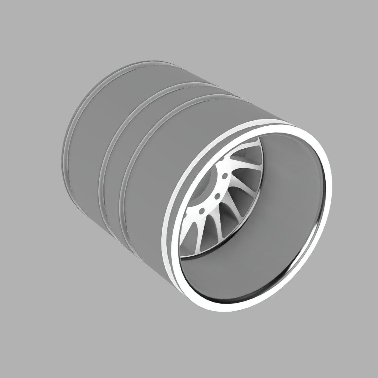 "Brodoz" Super Single Front and Dually Rear Directional Aluminum Billet Wheels: Comes as a Compete Set for the CEN F450