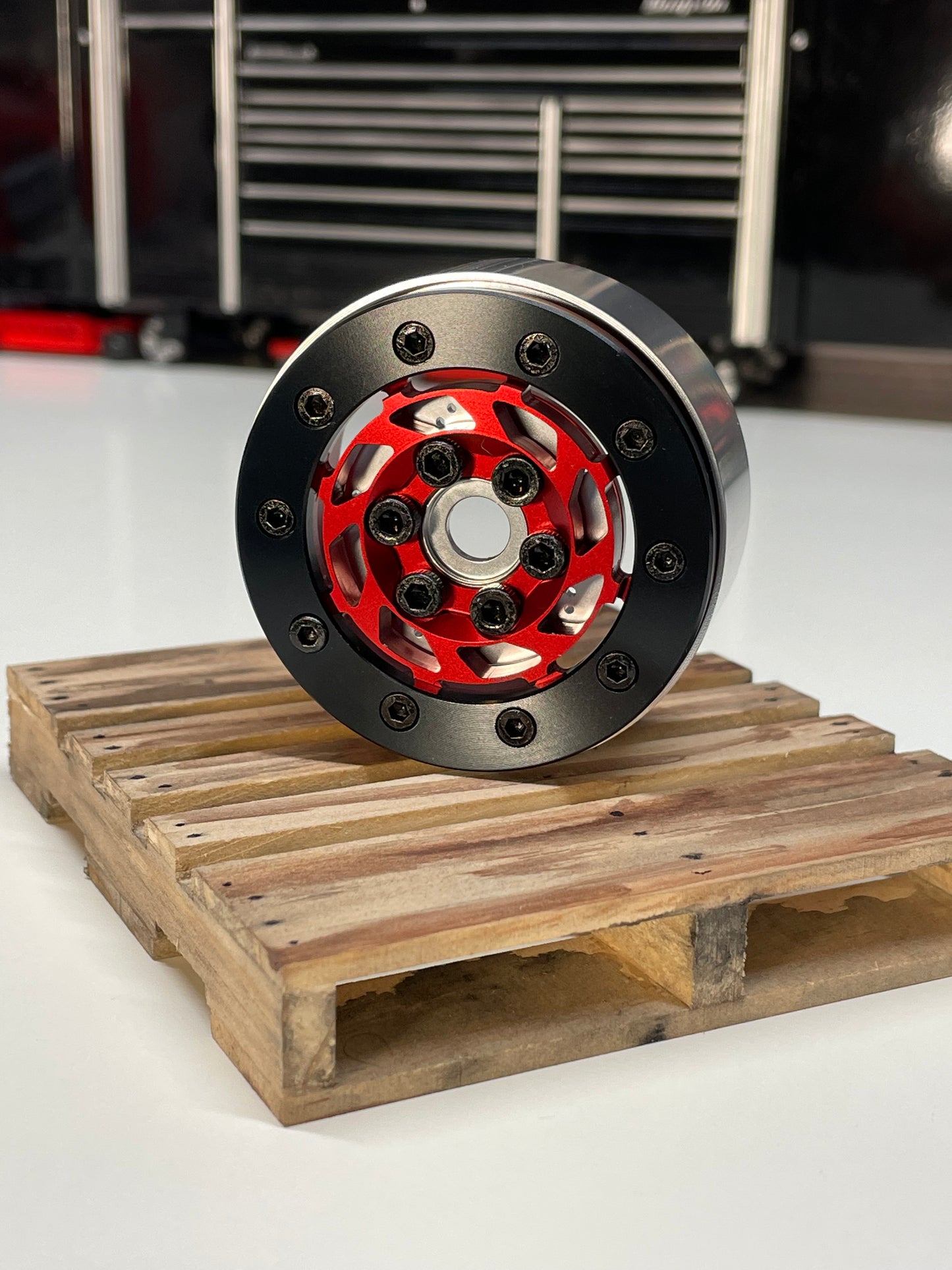 Turbine 1.9" Competition Bead Lock Wheel Set of 4 Wheels