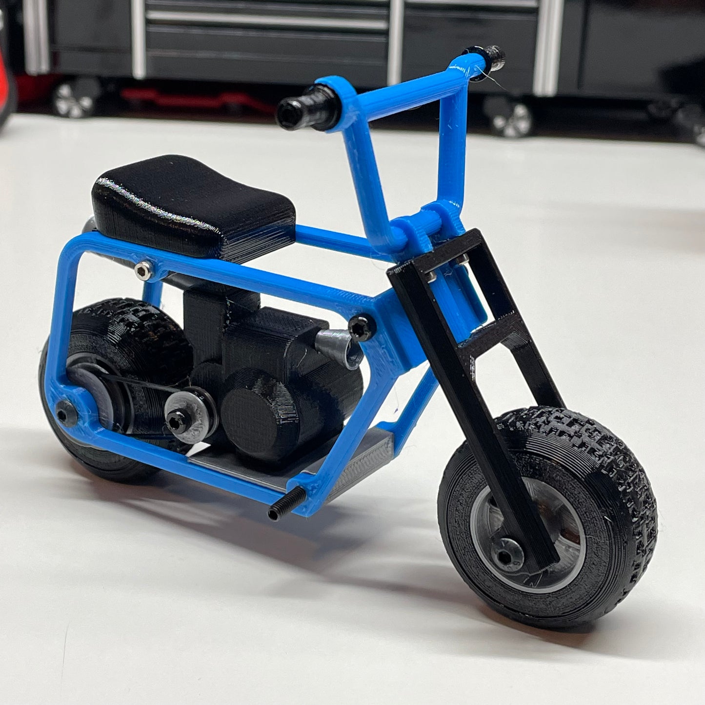 1/10 Scale “Doodle Bug” Mini Bike for your Scale Garage Diorama