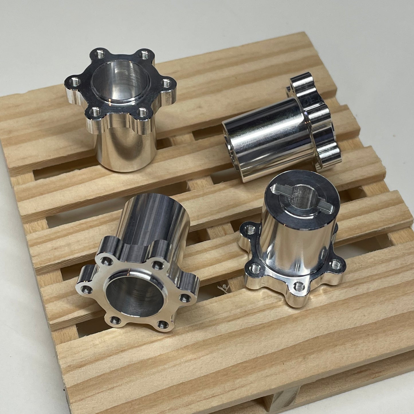 Racing Pin Drive Wheel Adapters for the Losi LMT with Tribute wheels Monster Truck
