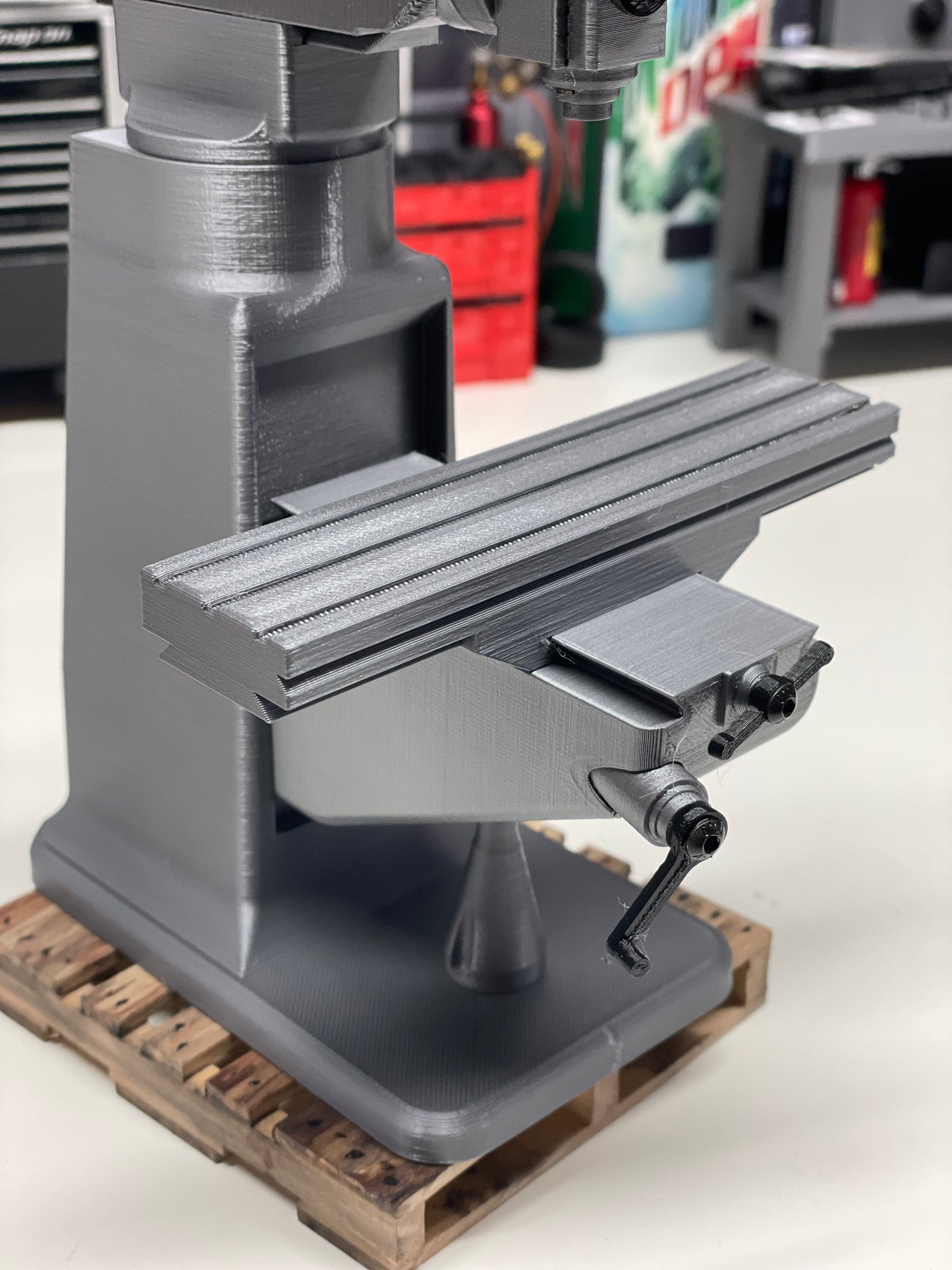 1/10 Scale “Bridgeport” CNC Mill for your Scale Garage