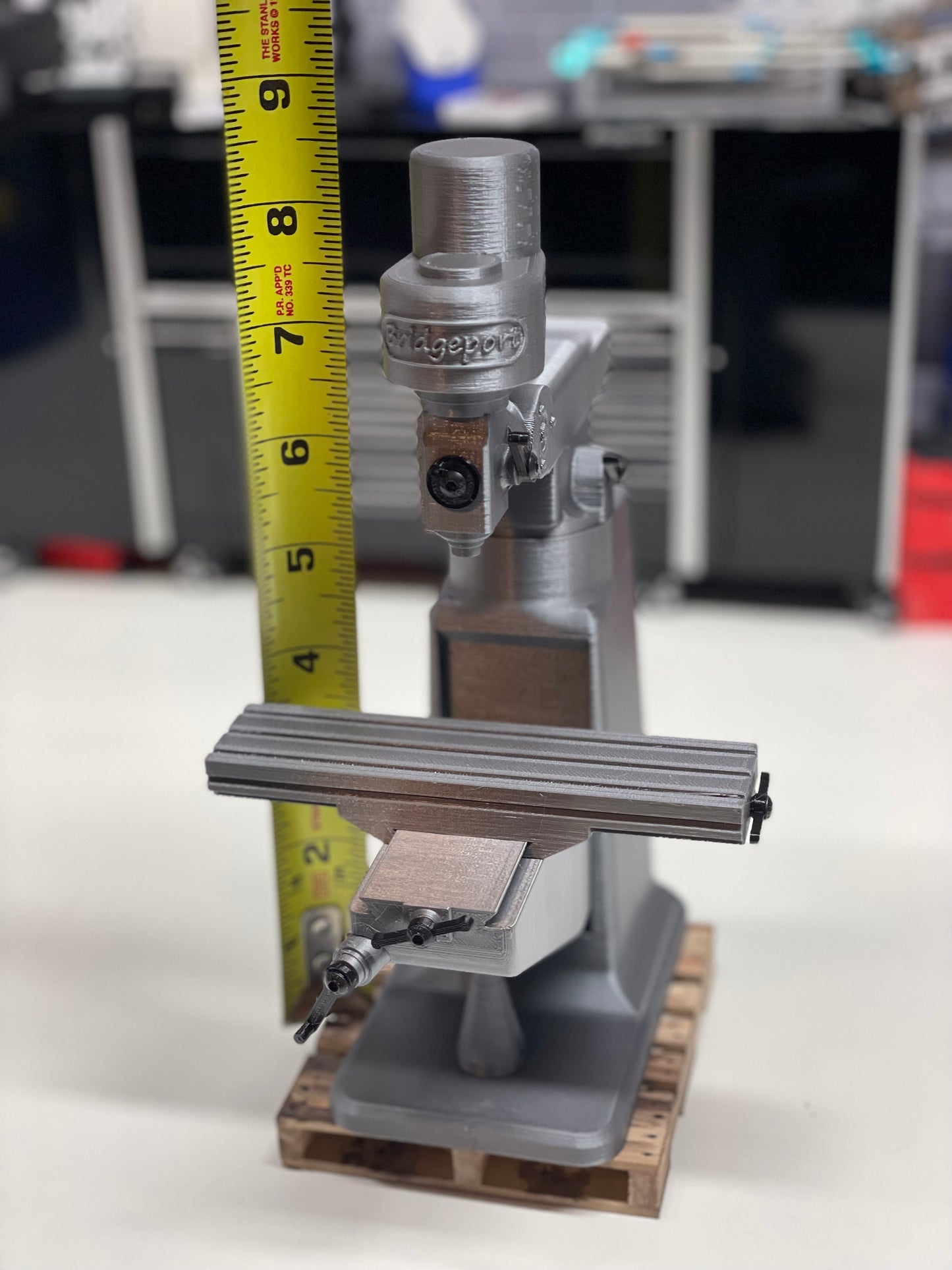 1/10 Scale “Bridgeport” CNC Mill for your Scale Garage