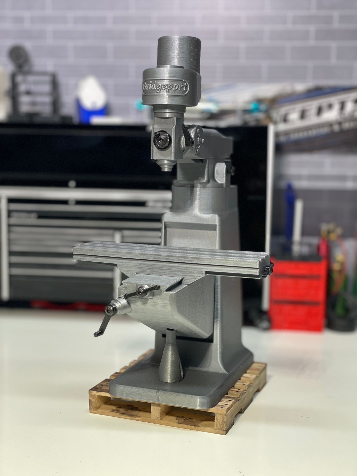 1/10 Scale “Bridgeport” CNC Mill for your Scale Garage