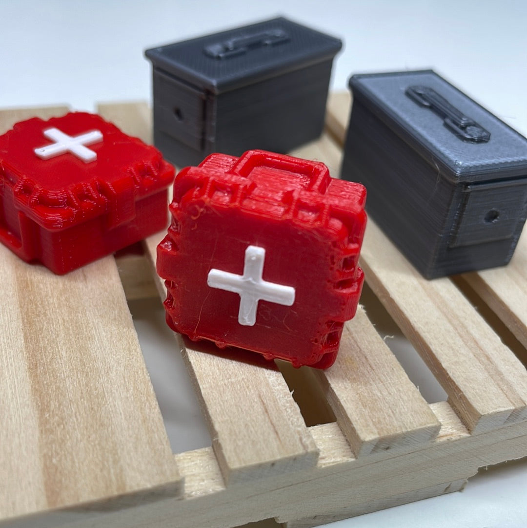 1/10 Scale Bug Out Pack 2 First Aid 2 Ammo Cans