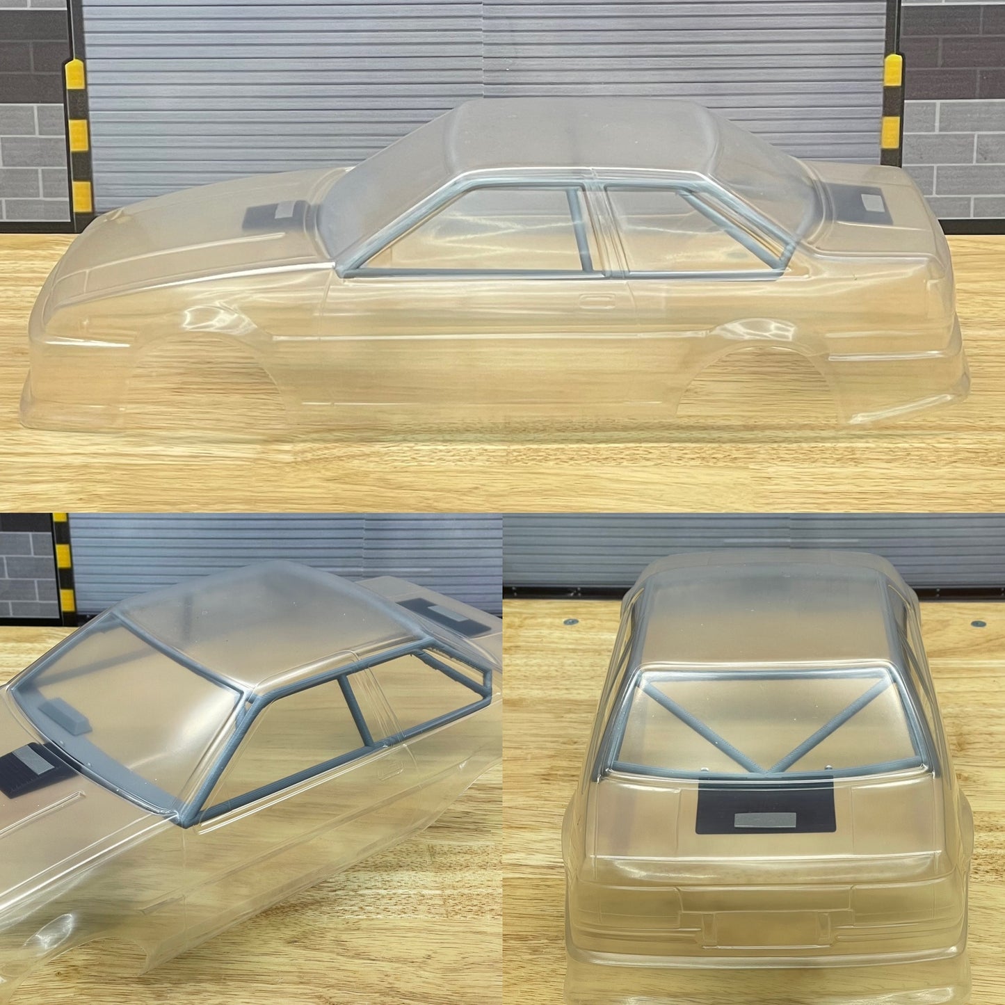 1/10 Scale One Piece Roll Cage for the Pandora 2 Door AE86 Sprinter Trueno RC Drift Body w/Side Mirrors