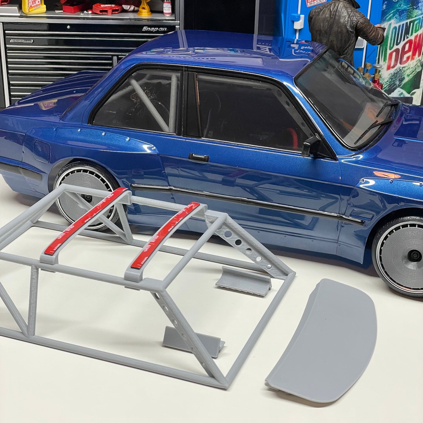 1/10 Scale One Piece Roll Cage for the MST RMX Drift E30 BMW Body