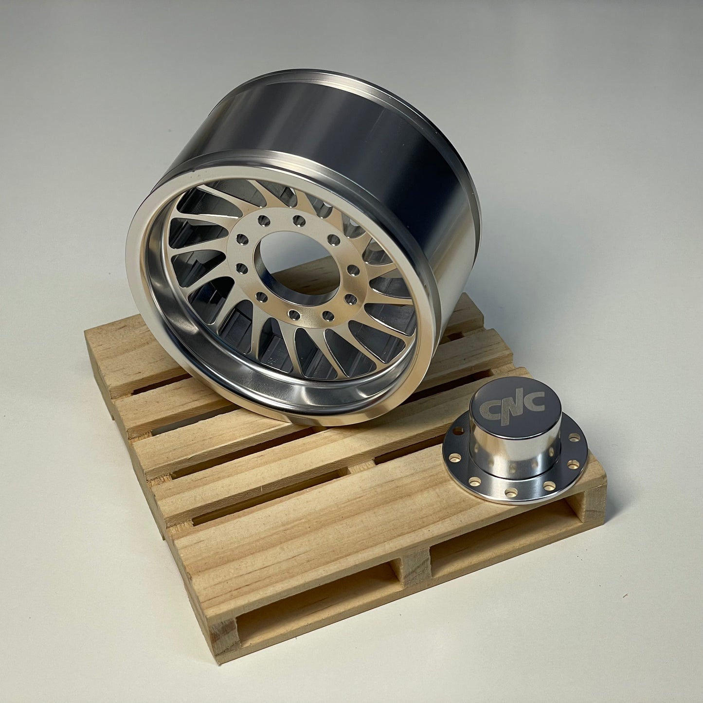 "Brodoz" Super Single Front and Dually Rear Directional Aluminum Billet Wheels: Comes as a Compete Set for the CEN F450
