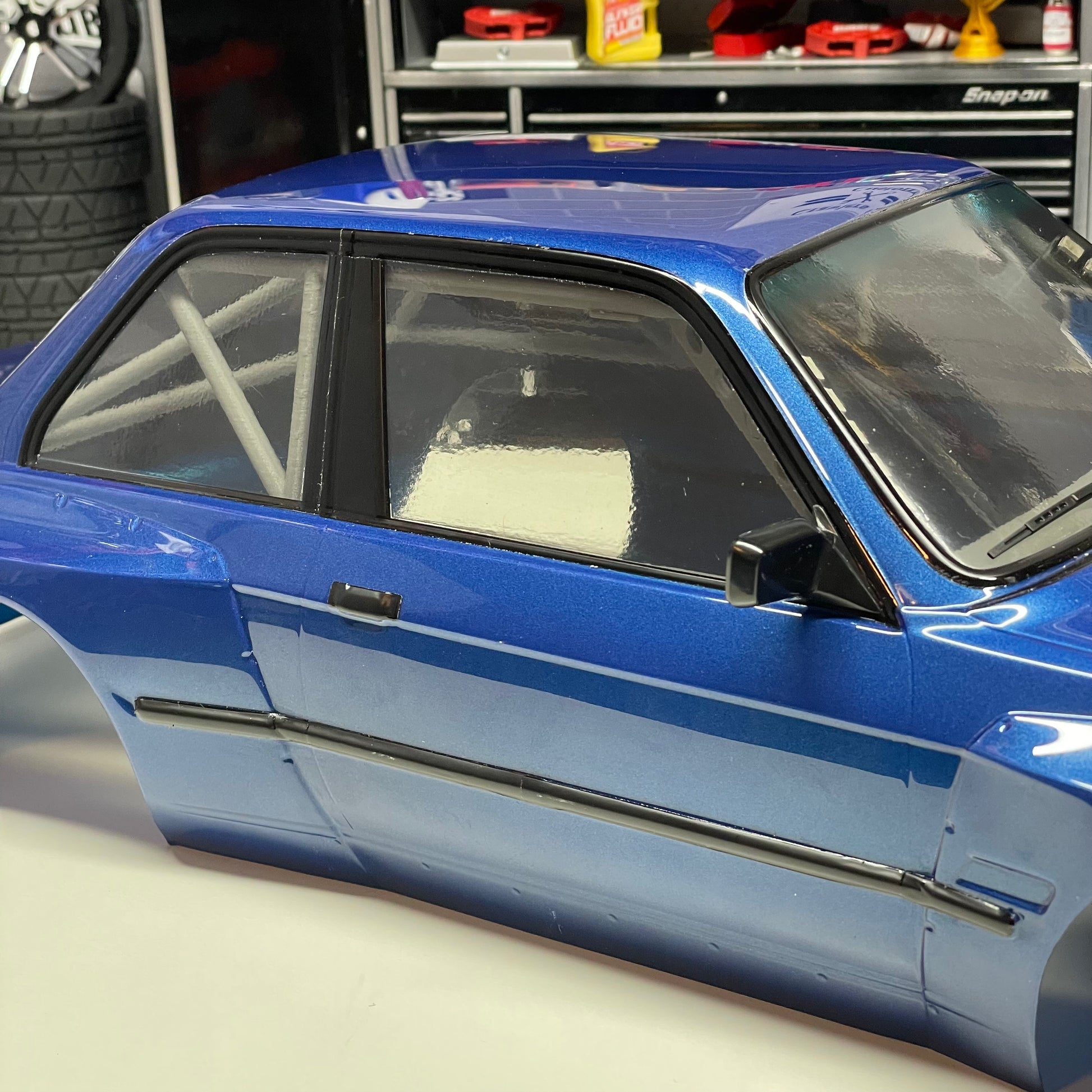 1 10 Scale One Piece Roll Cage for the MST RMX Drift E30 BMW Body