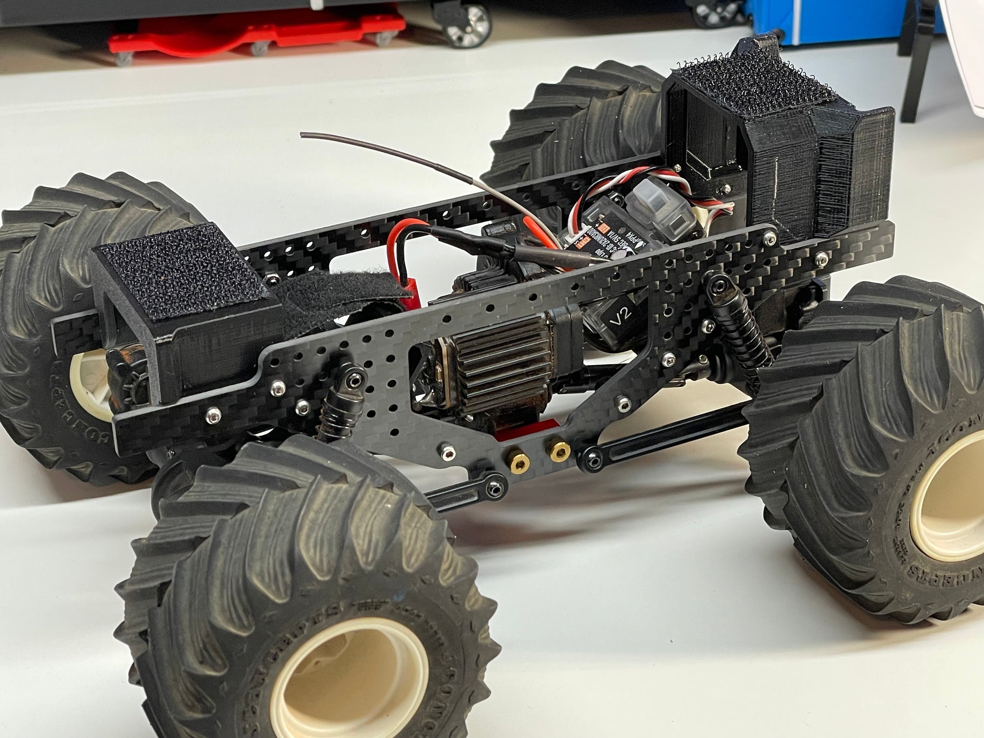 PTW Carbon Racing Chassis for the FMS FCX24 Smasher