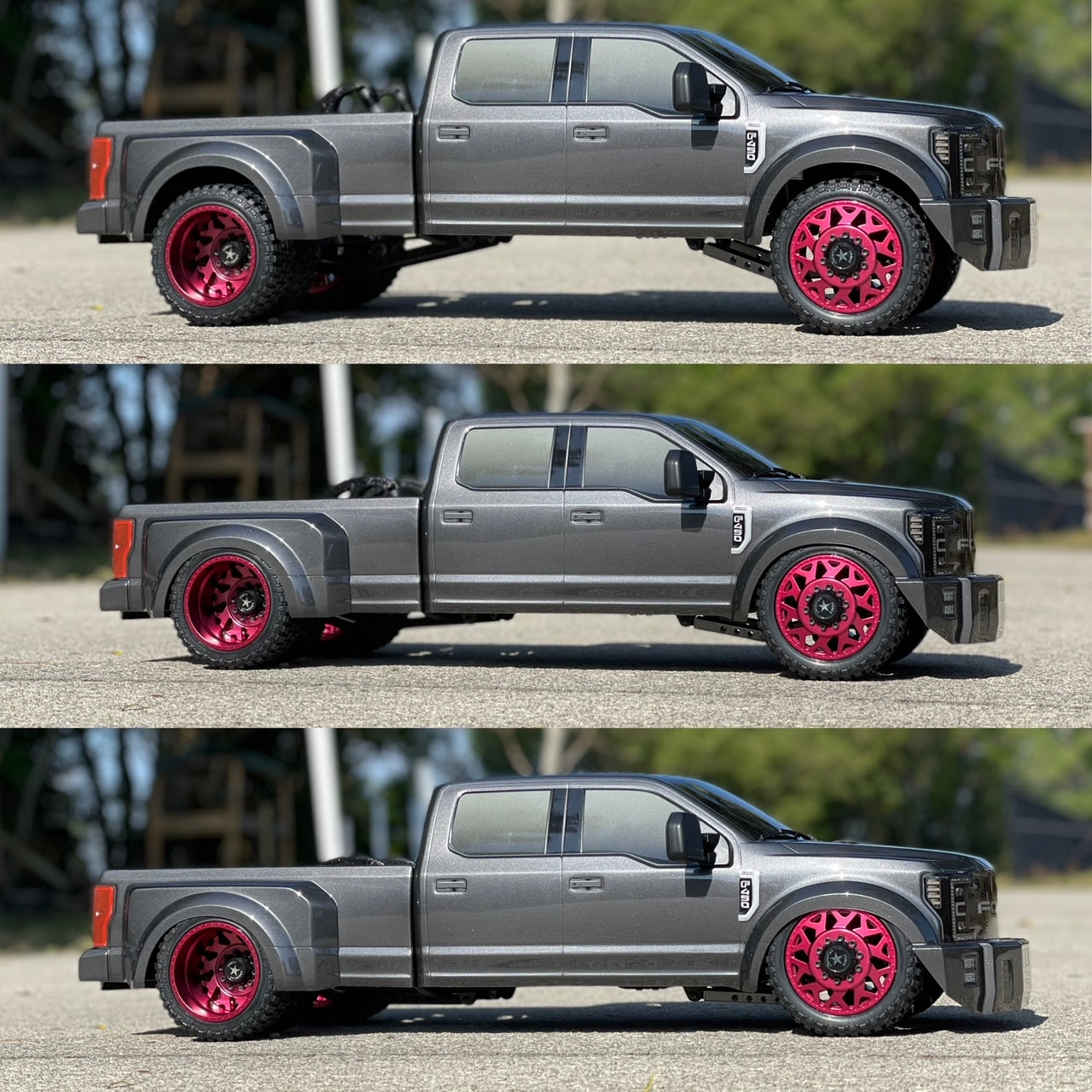 New 2023 Lowering Kit: Now Even LOWER! for CEN Racing F450 AMERICAN FORCE Edition Wheels Only (Truck Not Included)