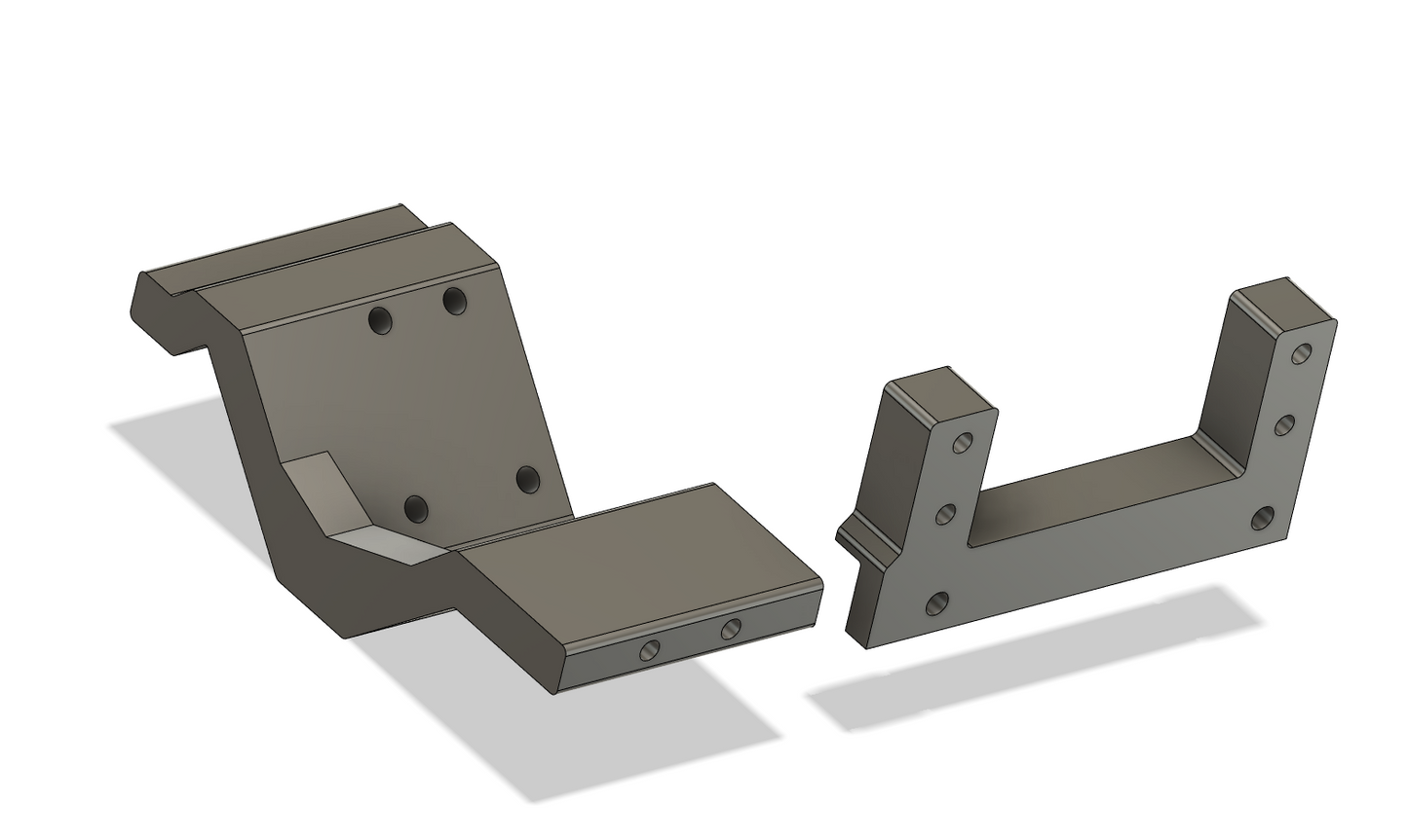 SCX Transmission Mount and Servo Mount for CEN RACING F450 for Burn outs w/ Line Lock!