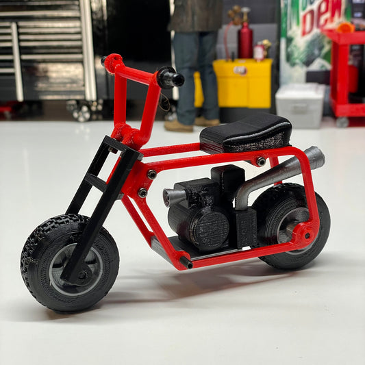 1/10 Scale “Doodle Bug” Mini Bike for your Scale Garage Diorama