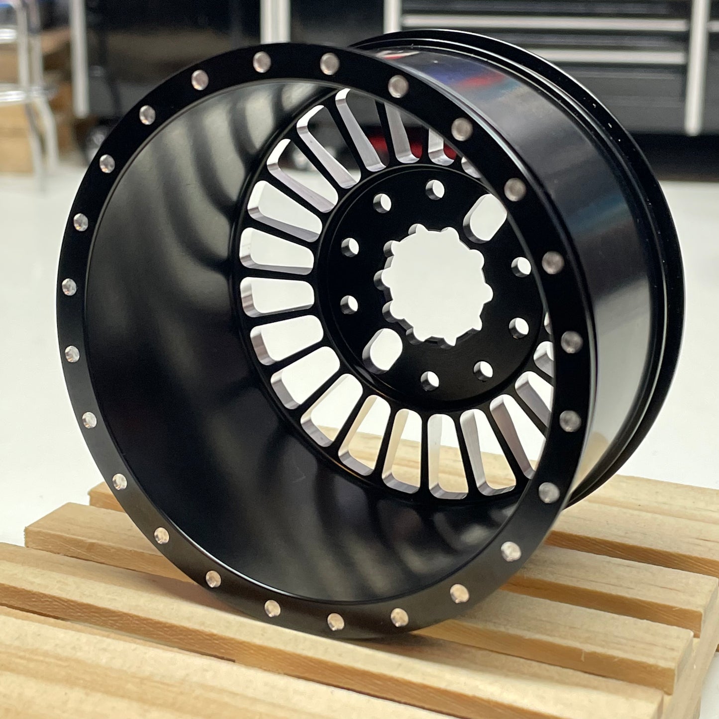 "Twentyfours" Anodized Aluminum Billet Wheels: Set of 6 with Billet Center Caps for the CEN F450