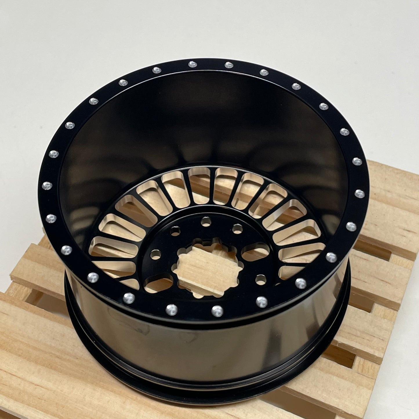 "Twentyfours" Anodized Aluminum Billet Wheels: Set of 6 with Billet Center Caps for the CEN F450