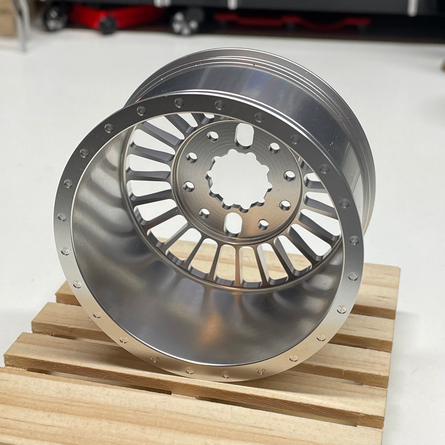 "Twentyfours" Anodized Aluminum Billet Wheels: Set of 6 with Billet Center Caps for the CEN F450