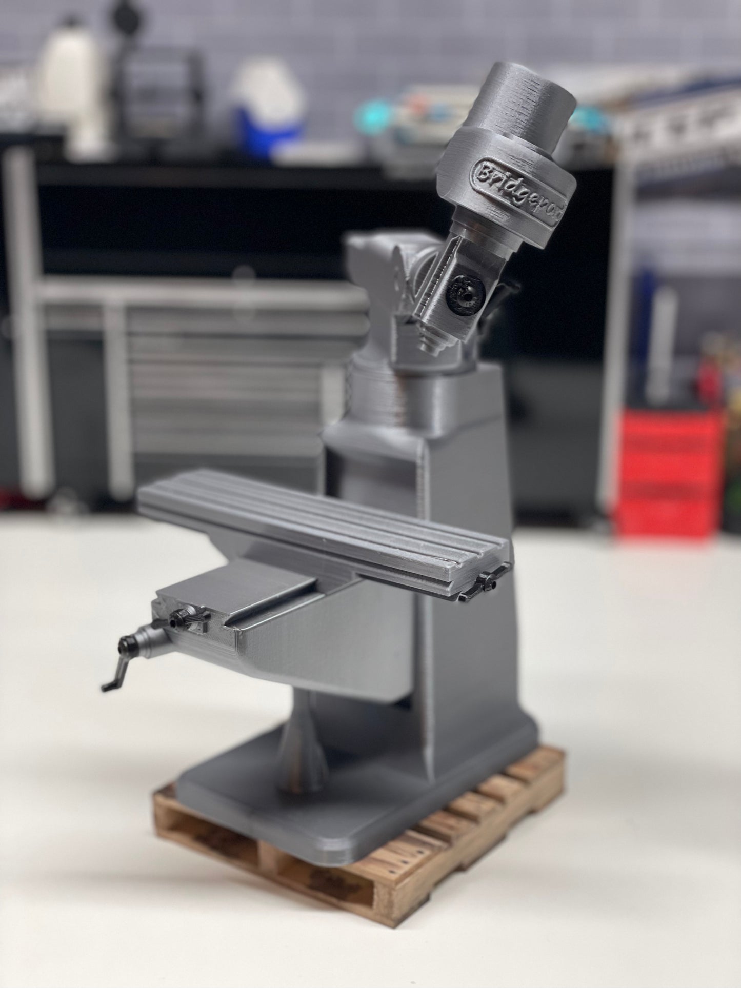1/10 Scale “Bridgeport” CNC Mill for your Scale Garage