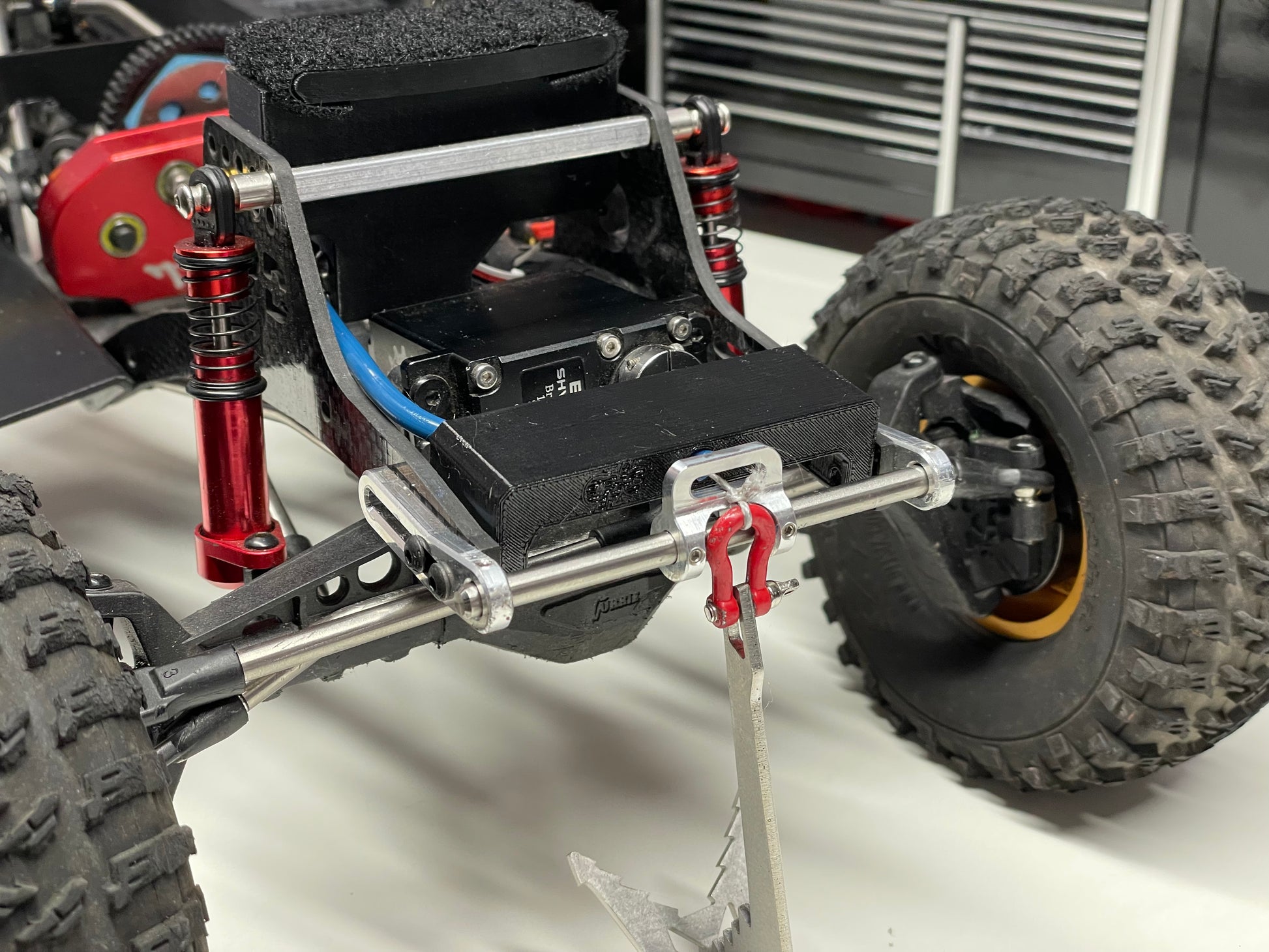 Push Guide Chassis Competition Chassis Micro Winch Mount and Guide for GSpeed Chassis ...