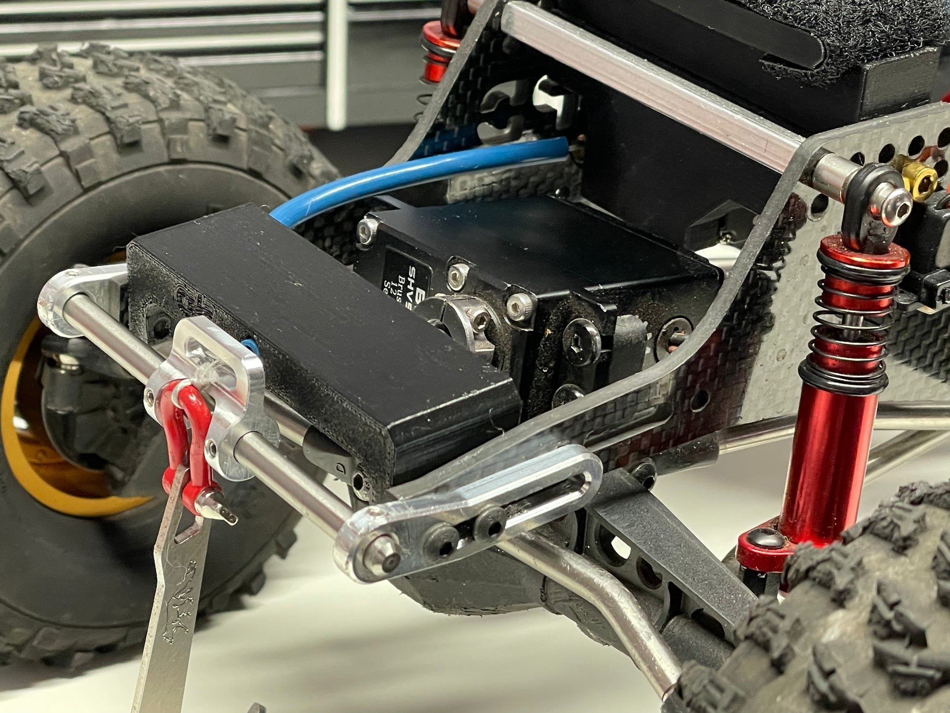 Push Guide Chassis Competition Chassis Micro Winch Mount and Guide for GSpeed Chassis ...